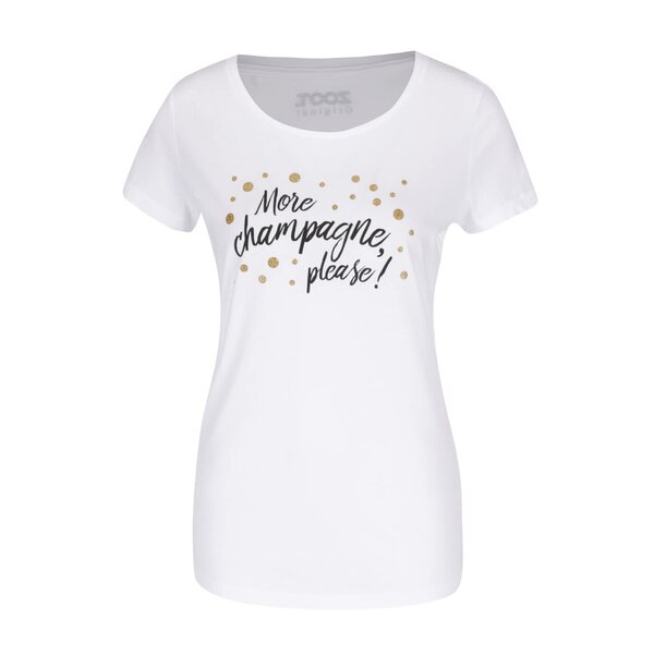 Tricou alb pentru femei ZOOT Original More champagne