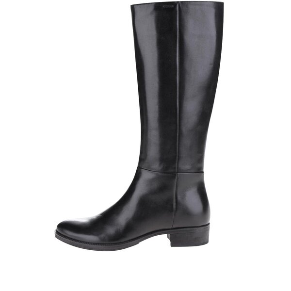 Cizme negre din piele - Geox Mendi