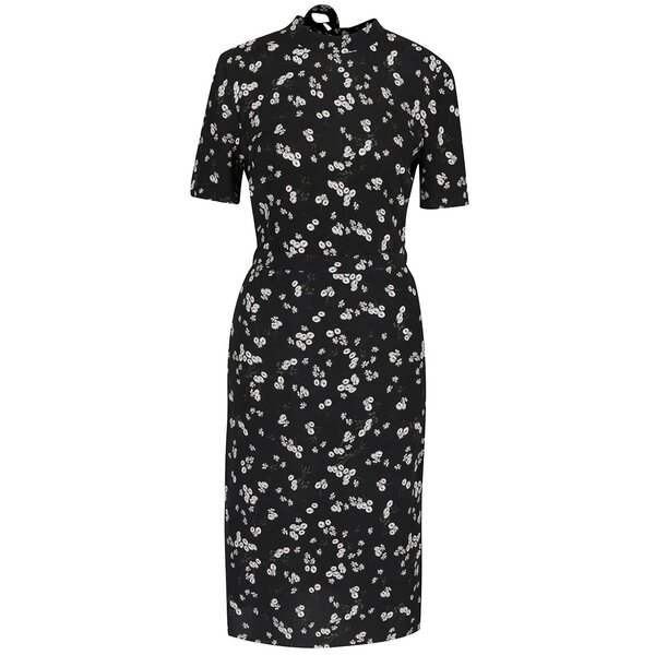 Rochie albastru închis cu imprimeu floral Miss Selfridge