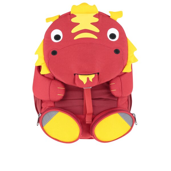 Rucsac roșu Affenzahn în formă de dinozaur