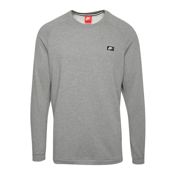 Bluză sport gri melange cu logo pentru barbati Nike Modern