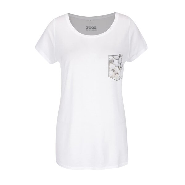 Tricou alb pentru femei ZOOT Original Eau de Usturoi