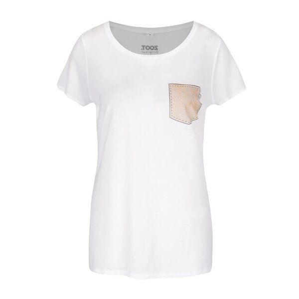 Tricou alb pentru femei ZOOT Original Șorici