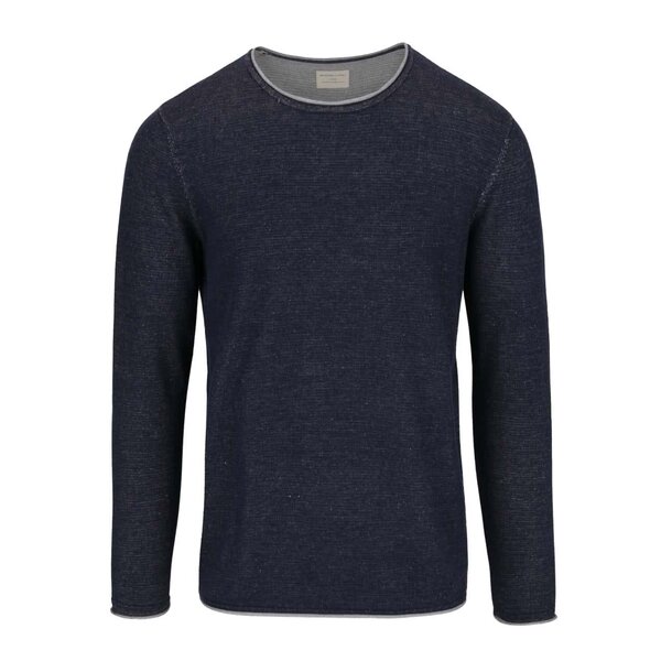 Bluză bleumarin Selected Homme Klop din bumbac
