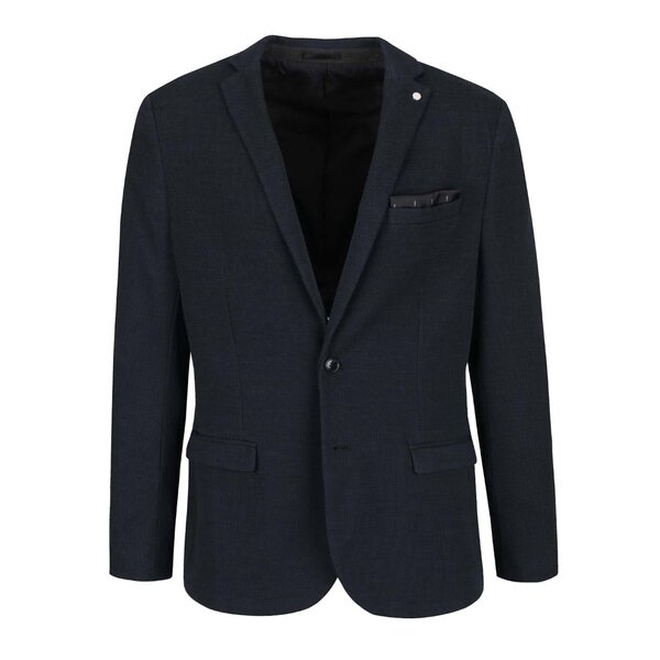 Sacou bleumarin cu model discret Selected Homme Done Dot