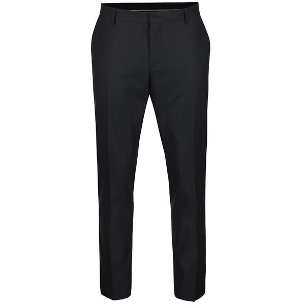 Pantaloni gri închis Selected Homme Done Tuxleon cu model discret