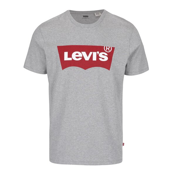 Tricou gri melanj Levis® cu print