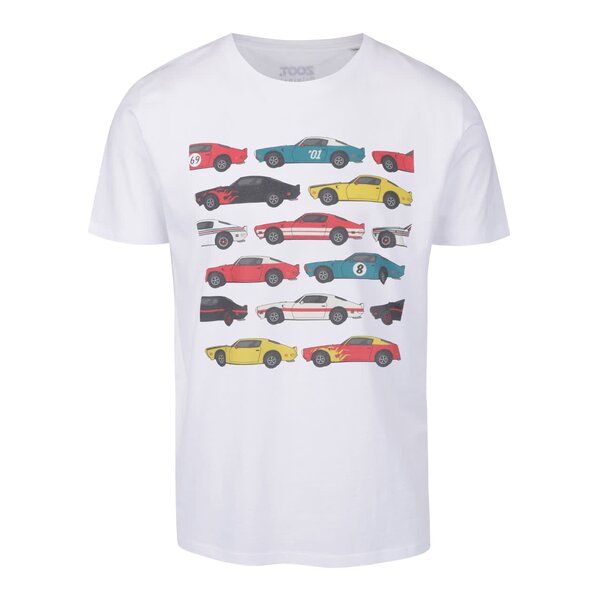 Tricou alb cu imprimeu pentru barbati ZOOT Original