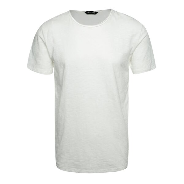 Tricou basic alb prafuit din bumbac - ONLY & SONS Albert