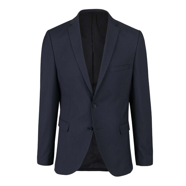 Sacou albastru închis Selected Homme Donetim cu model discret