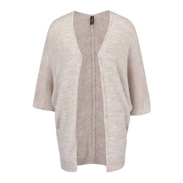 Cardigan bej Madonna Melissa cu mâneci 3/4