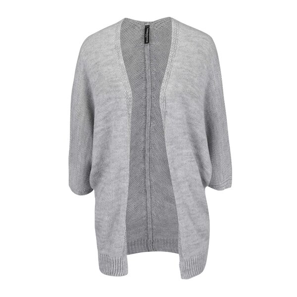 Cardigan gri Madonna Melissa cu mâneci 3/4