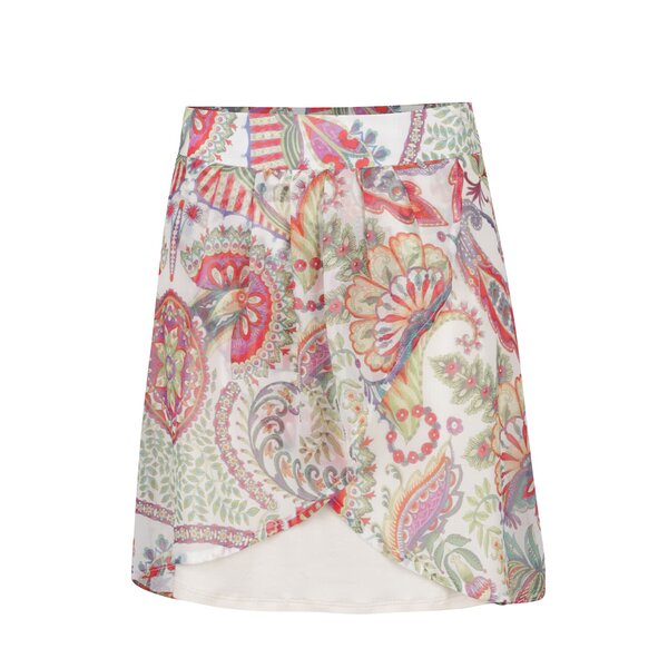 Fustă crem Desigual Erika cu model