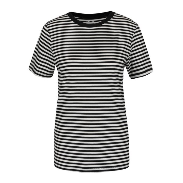Tricou negru&crem in dungi Selected Femme My Perfect