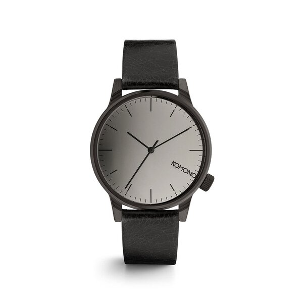 Ceas unisex negru Komono - Winston Mirror