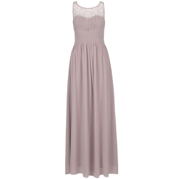 Rochie maxi roz pal cu detalii decorative Little Mistress