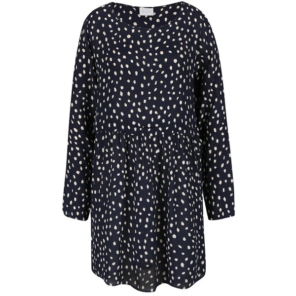 Rochie albastru închis VILA Laury cu model