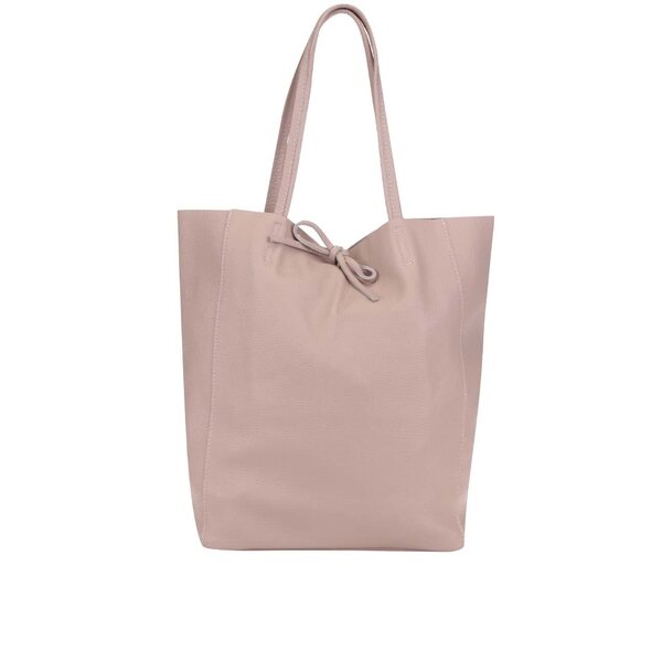 Geanta shopper roz prafuit din piele - ZOOT