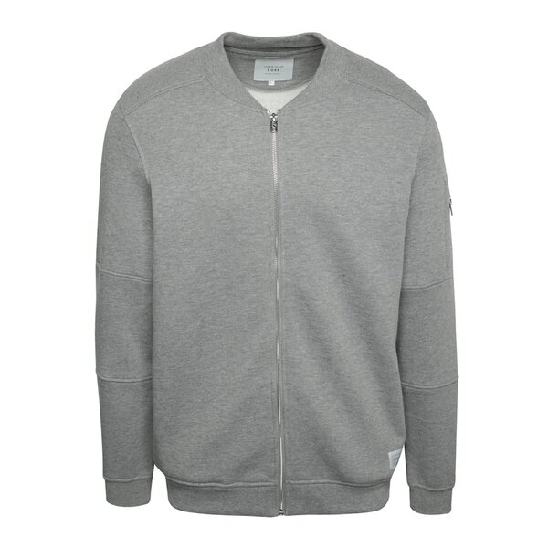 Jacheta bomber gri - Jack & Jones Pete