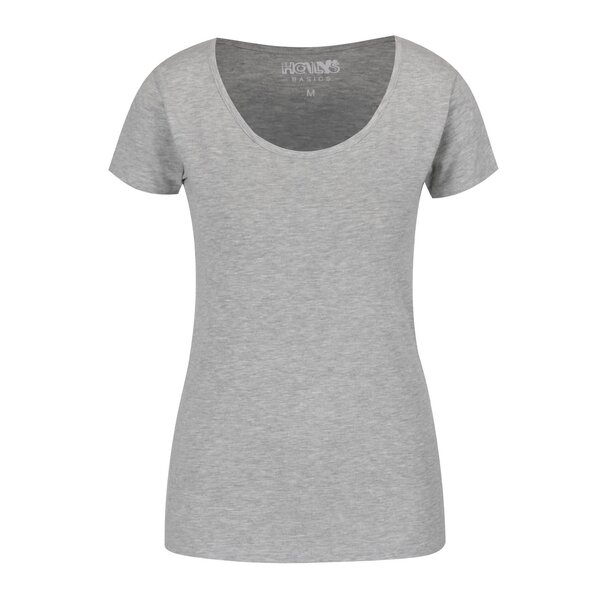 Tricou gri melanj basic - Hailys Mona