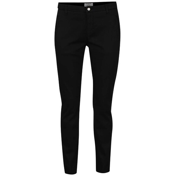 Pantaloni chino negri Selected Femme Ingrid