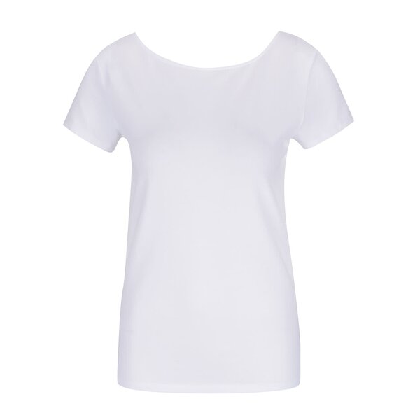 Tricou alb cu barete încrucișate ONLY Live