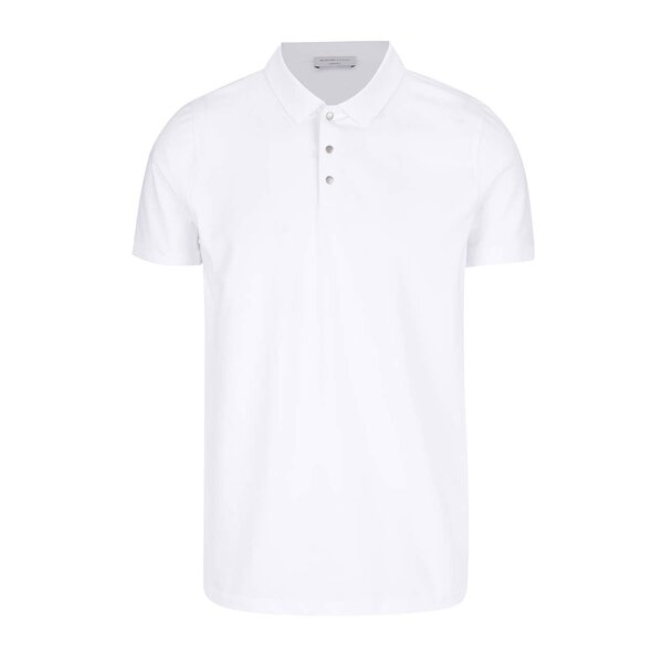 Tricou polo alb Selected Homme Damon