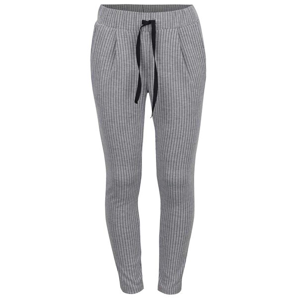 Pantaloni sport gri LIMITED by name it Jane cu model în dungi verticale pentru fete