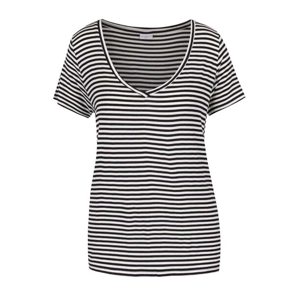 Tricou alb cu negru Jacqueline de Yong Spirit