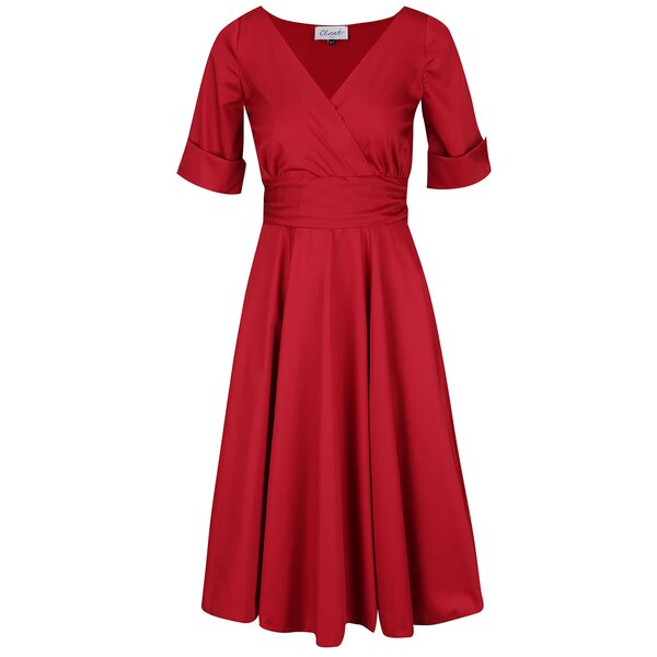 Rochie roșie Closet cu decolteu în V