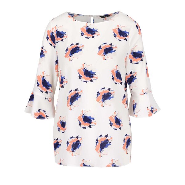 Bluză crem vaporoasă M&Co cu model floral