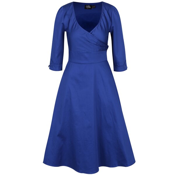 Rochie albastră Dolly&Dotty Kathrine cu decolteu en coeur