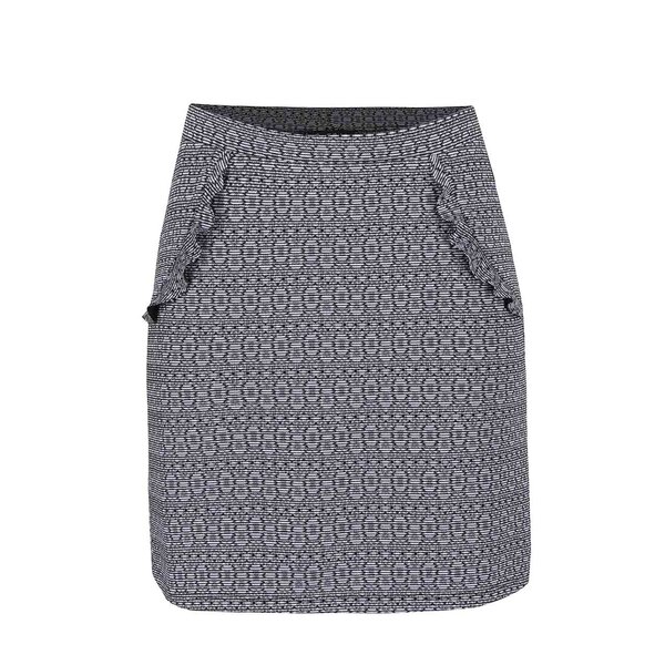 Fustă gri cu model Miss Selfridge