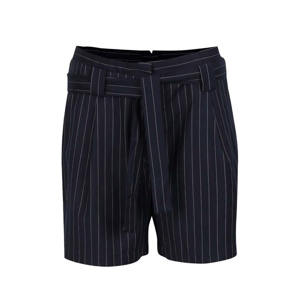 Pantaloni negri cu model în dungi verticale Broadway Ellar