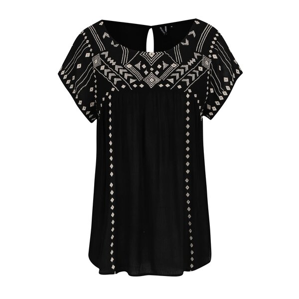 Top negru Rip Curl Labritja cu broderie