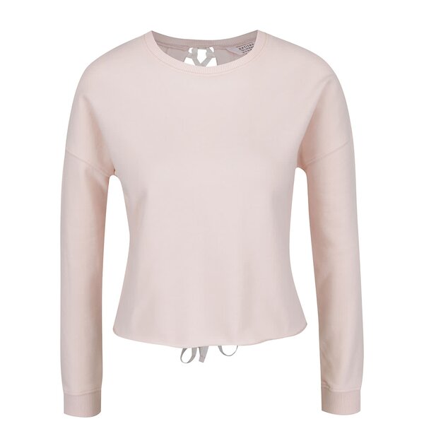 Bluză roz Miss Selfridge cu șireturi