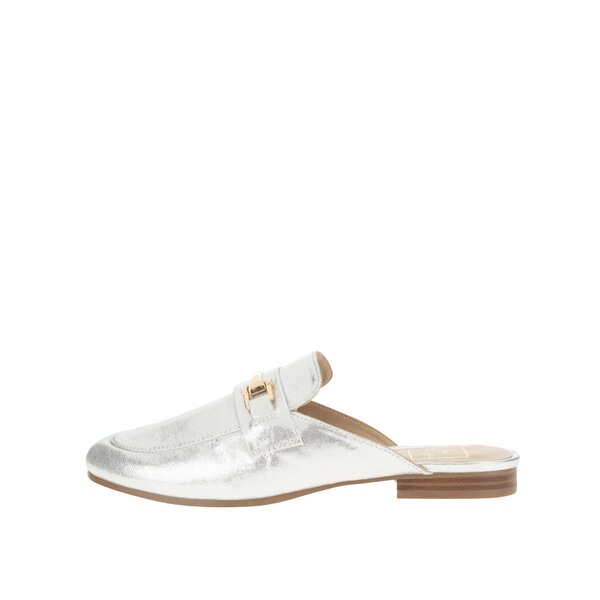 Pantofi slip on Miss Selfridge argintii
