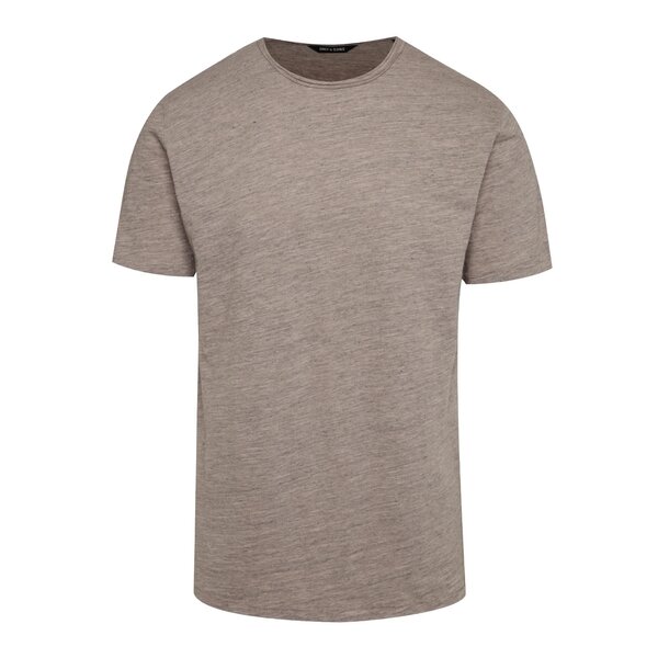 Tricou basic grej melanj - ONLY & SONS Albert