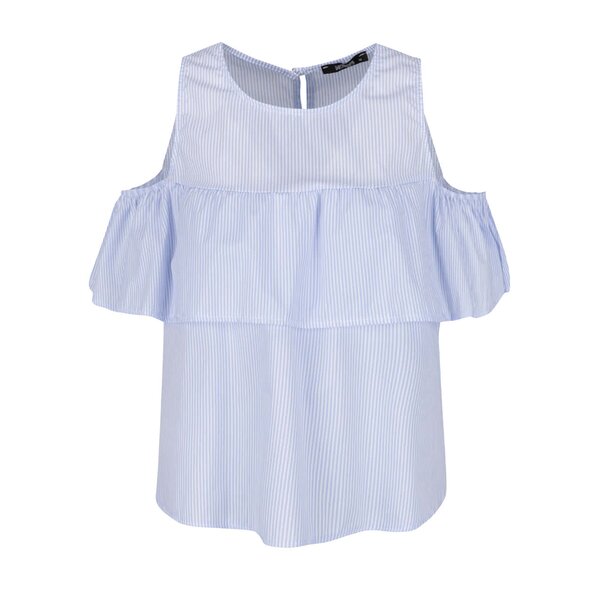 Bluza cu decupaje pe umeri si volane - Hailys Marie