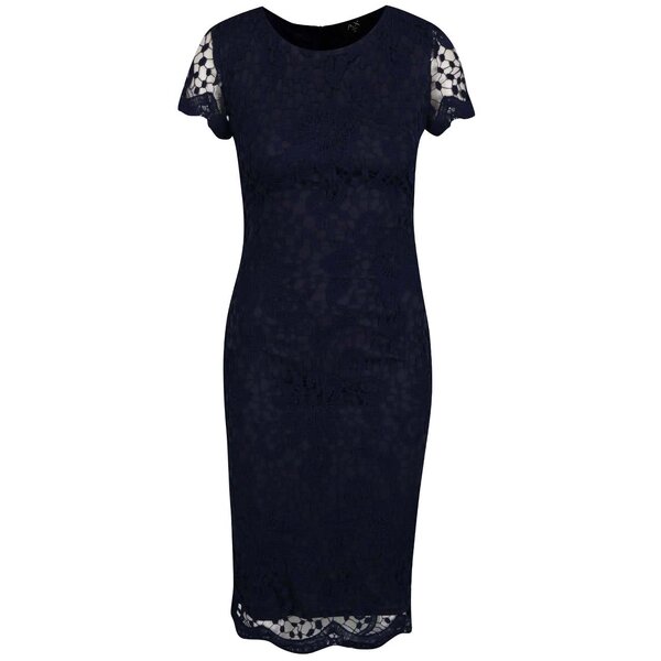 Rochie bodycon albastră AX Paris cu dantelă