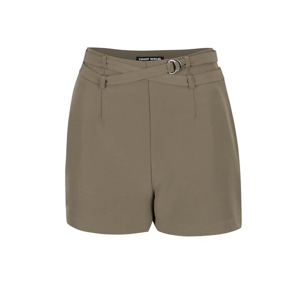 Pantaloni scurti kaki cu curea TALLY WEiJL