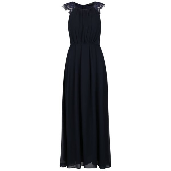 Rochie maxi bleumarin cu dantela AX Paris
