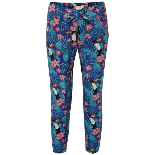 Pantaloni albaștri cu model Roxy de fete