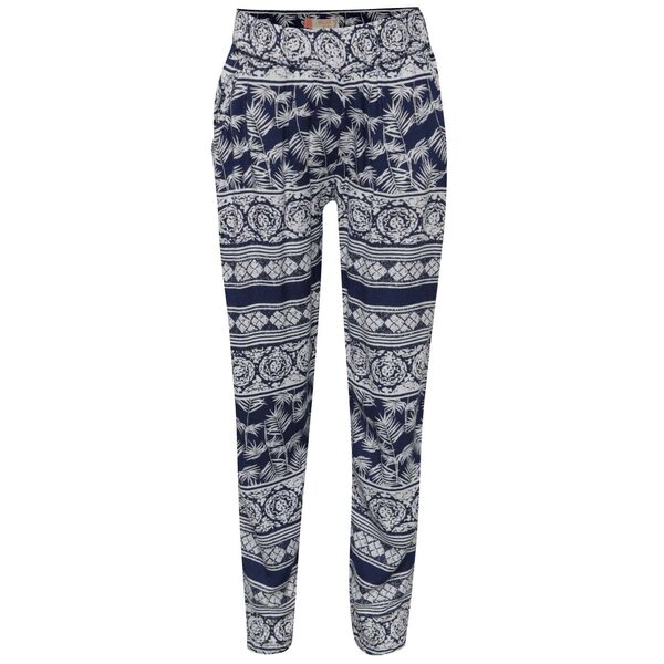 Pantaloni alb cu albastru Roxy Wanna go holiday de fete