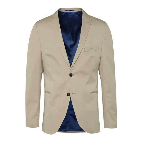 Sacou bej Selected Homme Abone-Cotton