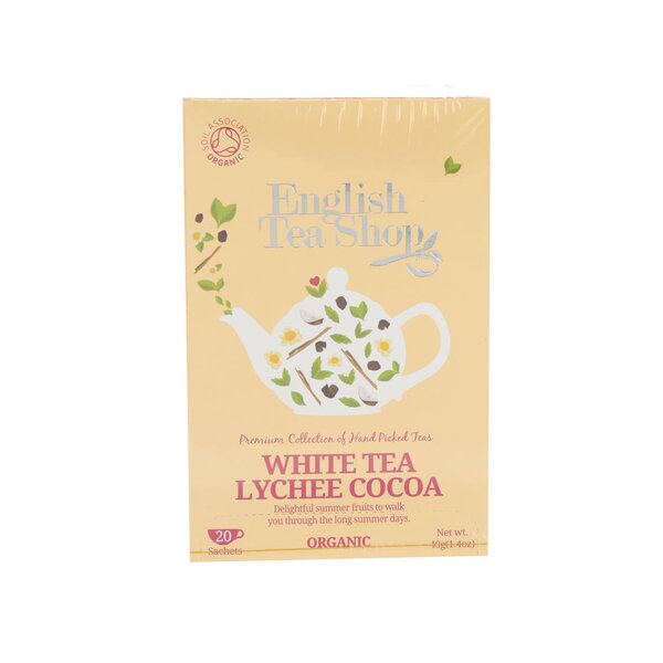 Ceai alb cu aromă de lychee English Tea Shop Lychee Bio