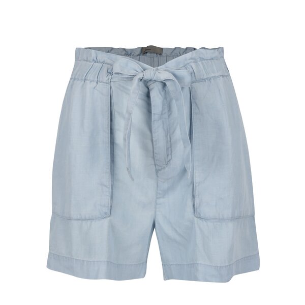Pantaloni scurți bleu VERO MODA Zoe cu cordon