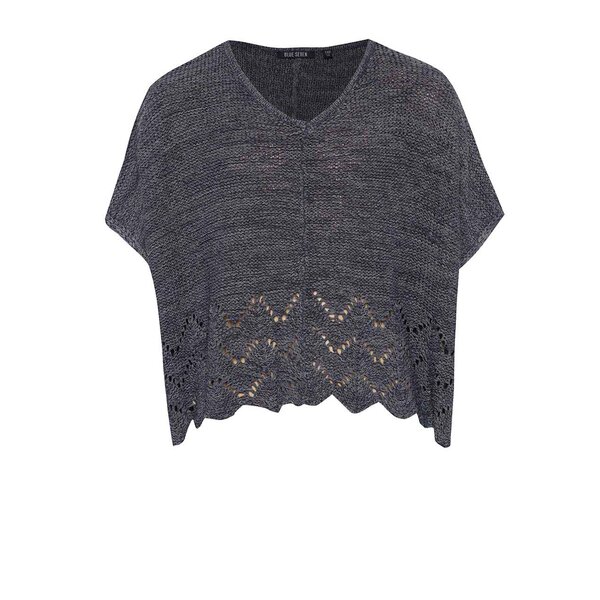 Poncho albastru închis Blue Seven pentru fete