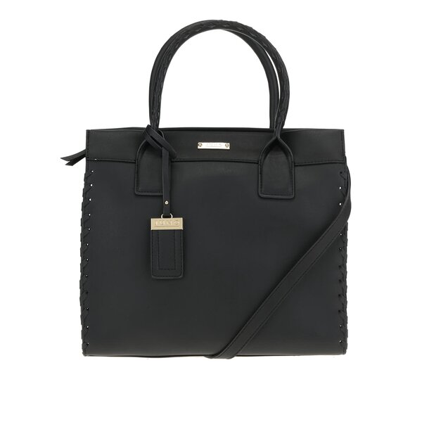 Geantă neagră crossbody cu manere Juno