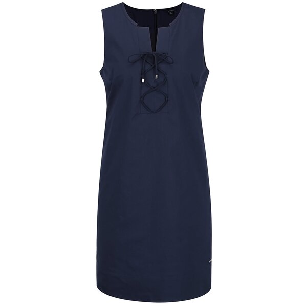 Rochie bleumarin Nautica cu șiret decorativ
